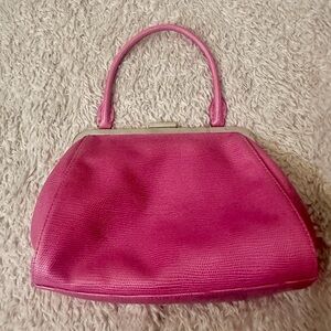 Vintage Amanda Smith Vibrant Pink Clutch